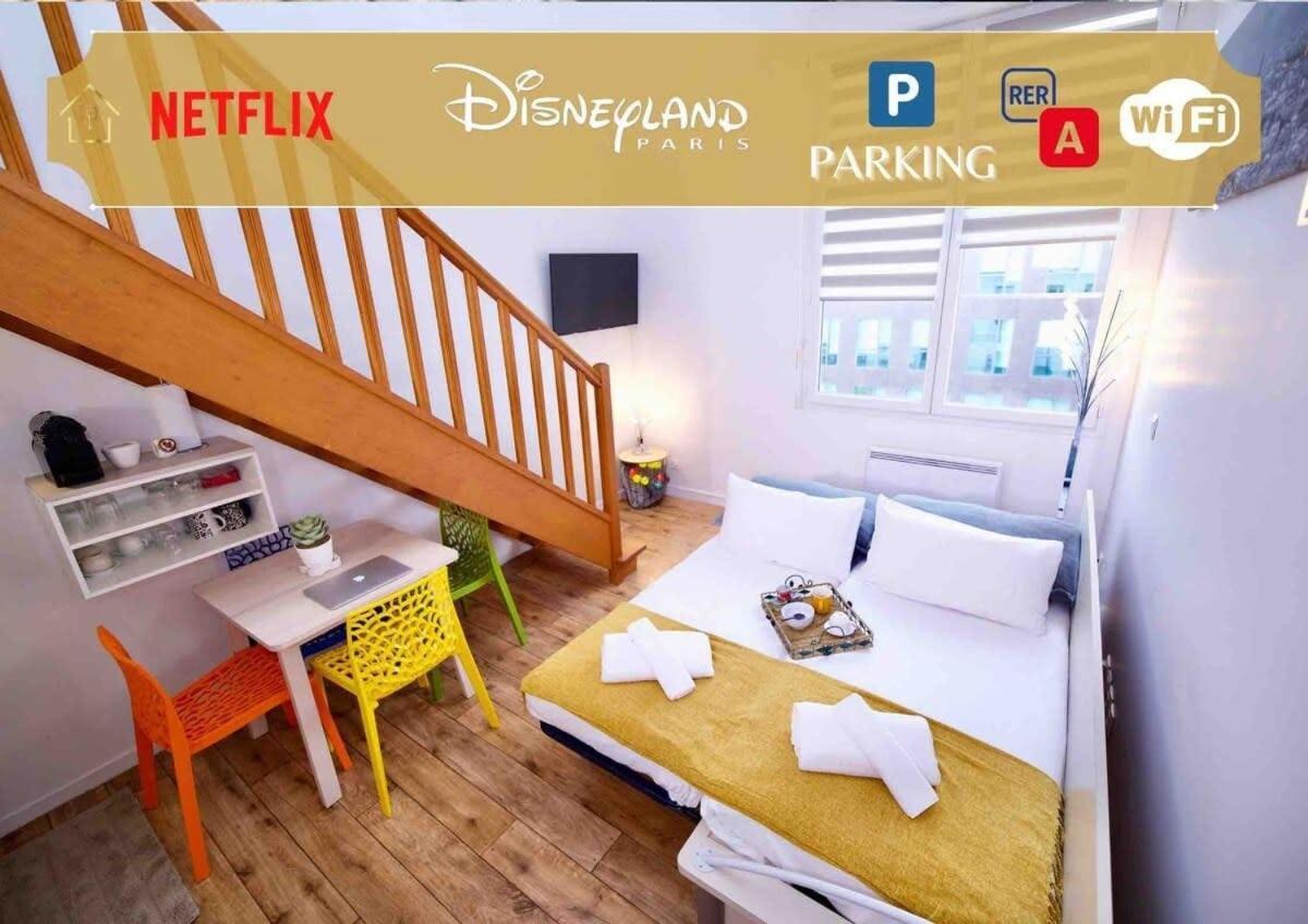 Appart'Hotel Disneyland Dream Close & Safe Montévrain Esterno foto